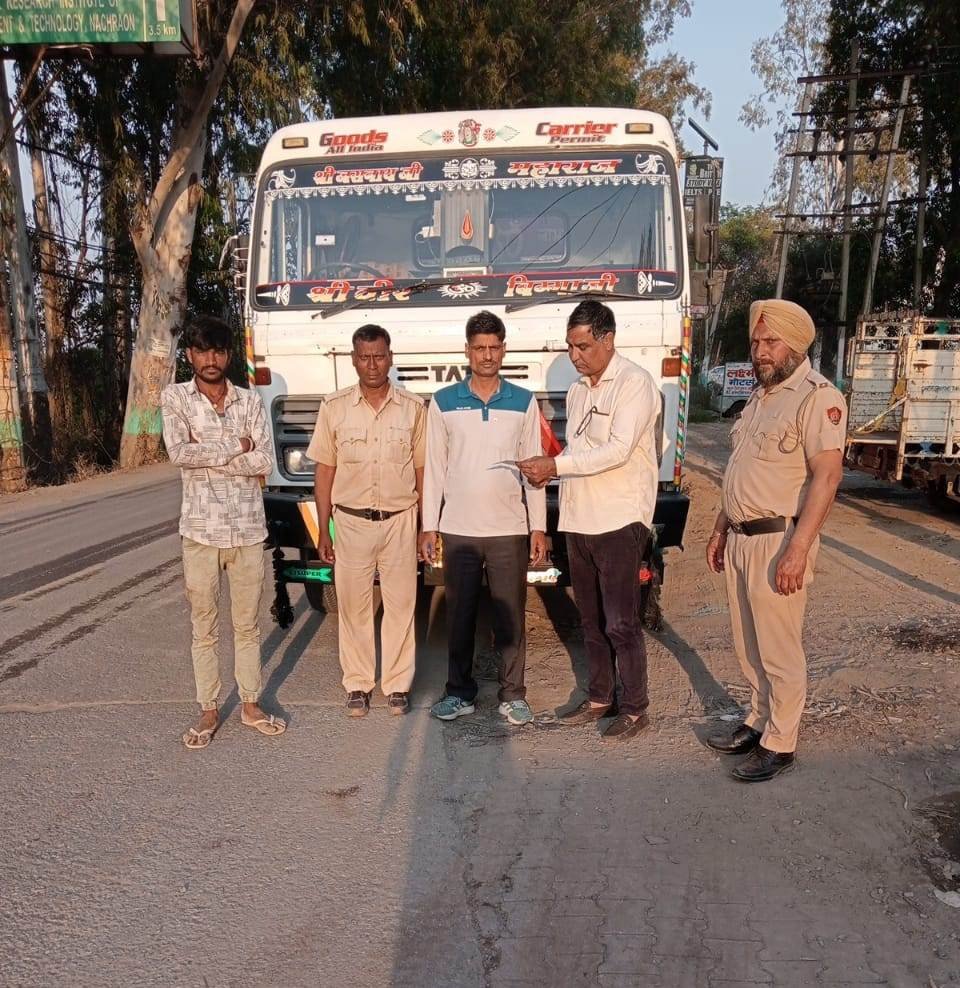 कुल 2269 वाहनों की चैकिंग के दौरान 1 वाहन सीज कर 5 लाख 20 हजार रुपये का लगाया गया जुर्माना