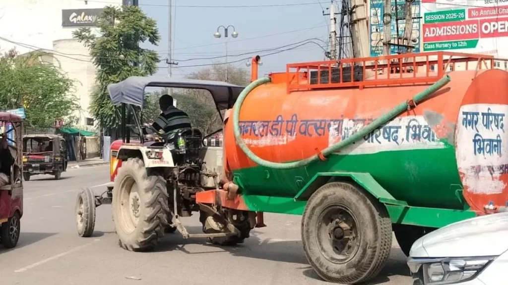भिवानी में पारा 41 डिग्री के पार, सूखने लगे हलक; कब मिलेगा पीने को पूरा पानी?