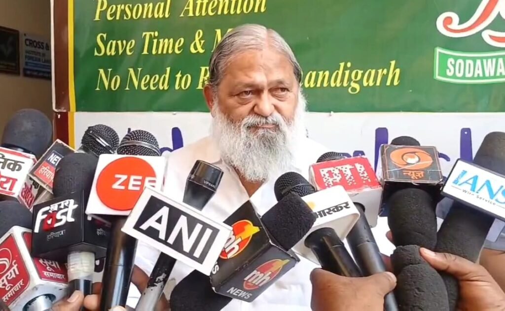 यह समय देश की एकता दिखाने का है, हर भारतवासी को खड़े होकर यह कहना चाहिए कि “नरेंद्र मोदी हम आपके साथ है, आप लड़ाई करो हम आपके साथ है” : ऊर्जा, परिवहन व श्रम मंत्री अनिल विज