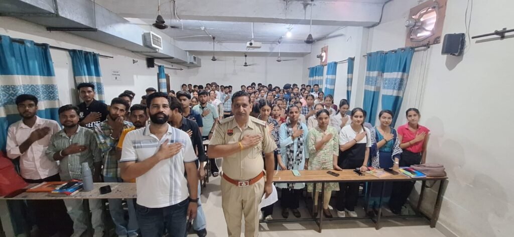 अंबाला केंट में हरियाणा एनसीबी द्वारा नशा विरोधी जागरूकता कार्यक्रम का हुआ आयोजन।