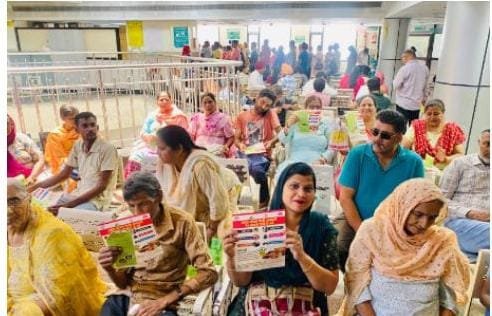 नागरिक अस्पताल अम्बाला छावनी में वर्ल्ड हेपेटाइटिस डे पर जागरूकता कार्यक्रम का आयोजन