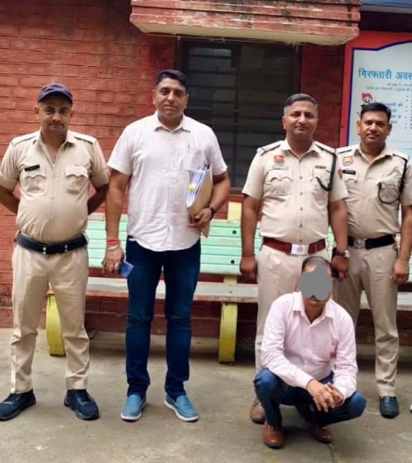 विदेश भेजने के नाम पर लाखों रूपयों की ठगी करने के मामले में आरोपी को चण्डीगढ़ से किया गिरफ्तार
